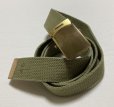 画像1: US ARMY Canvas Web Belt (ロングサイズ) (1)