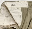 画像8: NOS ARMY M45 Khaki Chino Trousers (33x31)