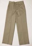 画像2: NOS ARMY M45 Khaki Chino Trousers (33x31)