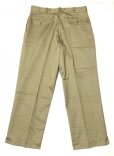 画像3: N.O.S. 50’s ARMY Cotton Khaki Chino Trousers