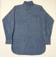 画像1: USN Blue Chambray Shirt (ステンシル入り) (1)