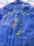 画像7: Vietnam Souvenir Jacket Snoopy刺繍 ネイビーカラー
