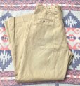 画像1: 60’s US Military Cotton Khaki Chino Trousers (1)