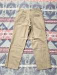 画像3: 60’s US Military Cotton Khaki Chino Trousers