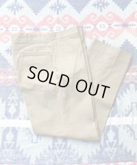 50’s N.O.S.Cotton Khaki Chino Trousers