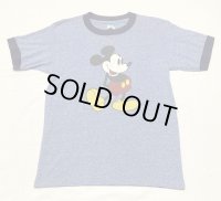 80’s Disney "Mickey" Blue S&P Ringer T Shirt