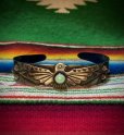 画像1: Vintage Native American Thunderbird Silver Bangle (1)