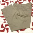 画像1: 1960’ US NAVY Khaki Chino Trousers (Near Mint) (1)