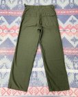 画像2: 50’s Dead Stock 初期型 OG-107 Cotton Sateen Utility Trousers (Medium)