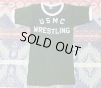 70’s Champion USMC Felt Print T-Shirt
