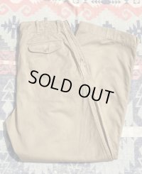 40’s USMC Cotton Khaki Chino Trousers (カーキチノ)