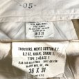画像4: 60’s ARMY Cotton Khaki Chino Trousers (実寸約33.5x29)