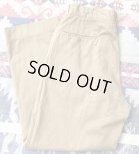 60’s ARMY Cotton Khaki Chino Trousers (実寸約33.5x29)