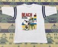 画像2: 80’s ARTEX Football T-Shirt (Snoopy Beach Patrol)