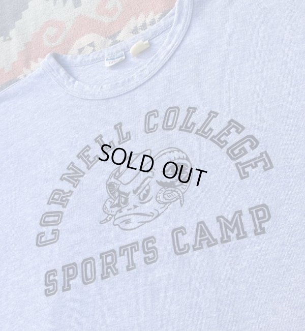 画像2: Champion 70’s初期 青杢 Cornell College T-Shirt