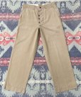 画像2: ARMY M-45 Cotton Khaki Chino Trousers