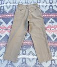 画像3: 50’s US Military Cotton Khaki Chino Trousers (w-34) ボタンチノ