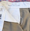 画像8: 50’s US Military Cotton Khaki Chino Trousers (w-34) ボタンチノ