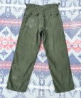 画像3: 初期型 60’s ARMY OG107 Cotton Sateen Utility Trousers(M)