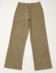 画像2: 1943’ USMC Cotton Khaki Chino Trousers ワンウォッシュ (1)