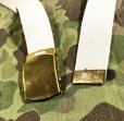 画像2: 60’s US NAVY Cotton Web Belt (白) (2)