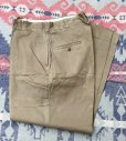 画像1: Mid 60’s ARMY Cotton Khaki Trousers (ボタントップ) (1)