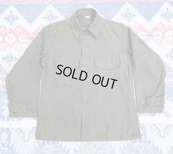 画像1: N.O.S. "2nd"OG-107 Cotton Sateen Utility Shirt