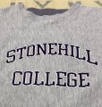 画像4: 80’s Champion "Stonehill College" Reverse Weave Sweat Shirt (Large) (4)