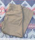 画像1: Circa Late 40’s ARMY M-45 Cotton Khaki Chino Trousers (38x33) (1)