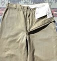 画像6: 60’s ARMY Khaki Chino Trousers (33x31)