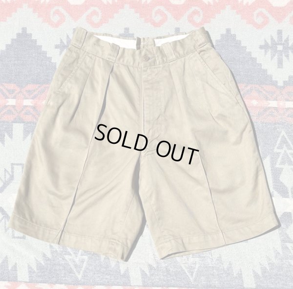 画像1: 50’s US Armed Force Cotton Chino Shorts(28-S)