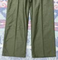 画像9: 60’s N.O.S. OG-107 Cotton Sateen Utility Trousers (34x31)