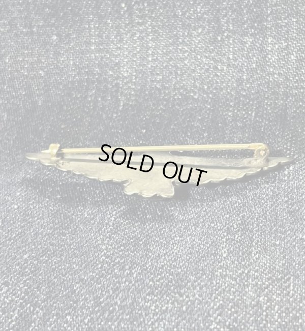 画像5: OLD Vintage Native American Thunderbird   Silver / Turquoise Brooch