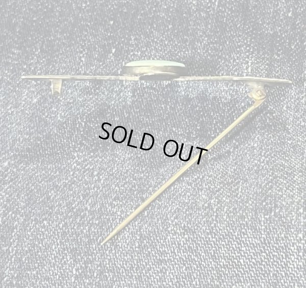 画像6: OLD Vintage Native American Thunderbird   Silver / Turquoise Brooch