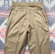 画像5: 61’ NOS ARMY Cotton Khaki Chino Trousers (w-36)