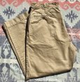 画像1: 60’s ARMY Cotton Khaki Chino Trousers (原寸W-36) (1)