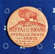 画像1: Around 30’s "Buffalo Brand" Advertising Pocket Mirror (1)