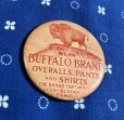 画像2: Around 30’s "Buffalo Brand" Advertising Pocket Mirror (2)