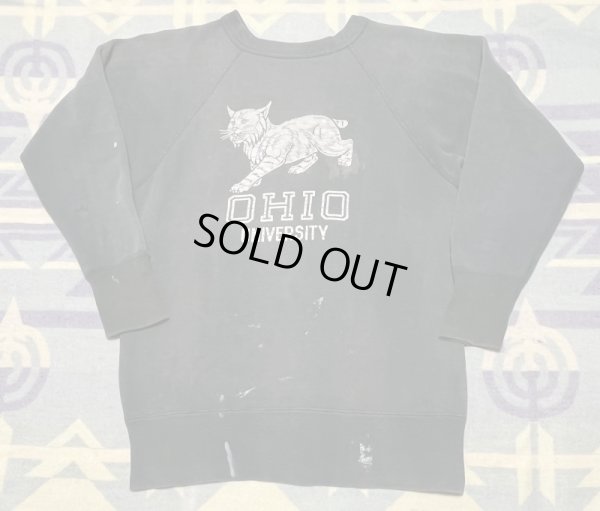 画像1: 50’s~Color Frock Print Sweat Shirt 