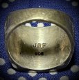 画像6: Old USN Silver Ring(シルバー950)17g Large Size