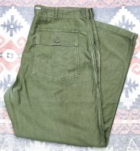 60’s ARMY OG107 Cotton Sateen Utility Trousers (42x33)