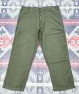 画像2: 60’s ARMY OG107 Cotton Sateen Utility Trousers (42x33)