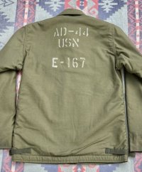 USN 「USS AD-44 Shenandoah」 A-2 Deck Jacket (Small 34-36)
