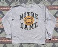 画像2:  80’s Champion"Norte-Dame"Univ. Sweat Shirt(XL)