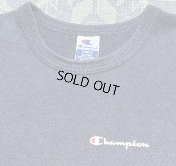 画像3:  90’s Champion Script  Logo T Shirt (L)