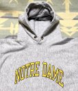 画像2: 90’s Champion "Notre Dame"Reverse Weave Hoodie