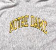 画像3: 90’s Champion "Notre Dame"Reverse Weave Hoodie