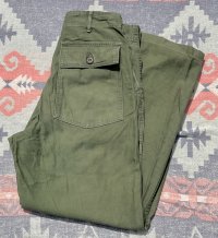 60’s ARMY OG-107 Sateen Utility Trousers