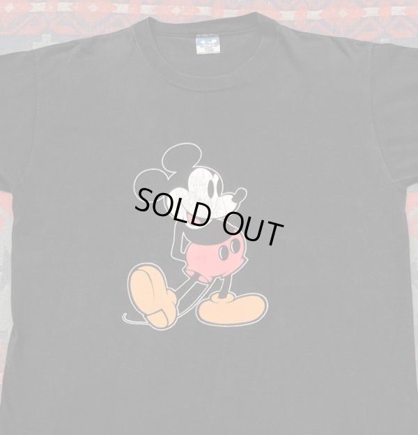 画像1: 80’s Walt Disney Productions "Mickey"プリントTシャツ(XL)