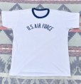 画像1: 70’s US AIR FORCE Ringer Tee (1)